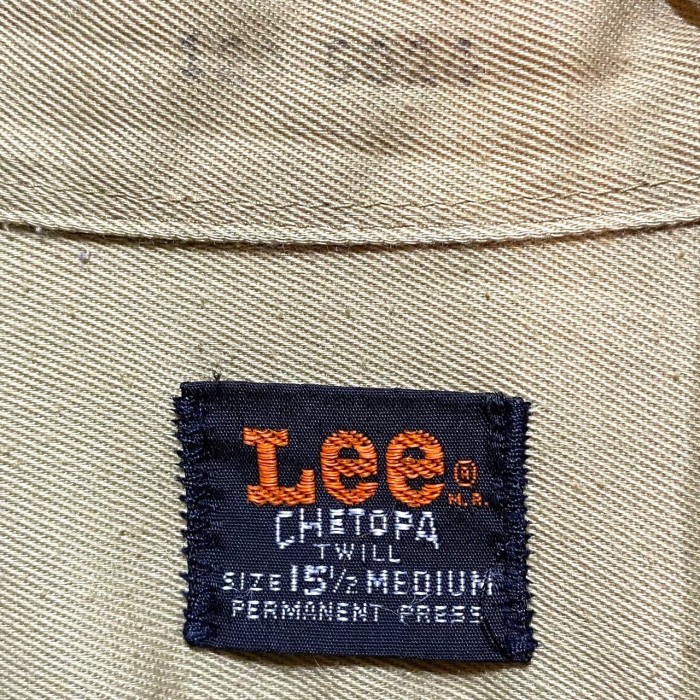 70’s “Lee” L/S Work Shirt [CHETOPA TWILL] | Vintage.City 古着屋、古着コーデ情報を発信