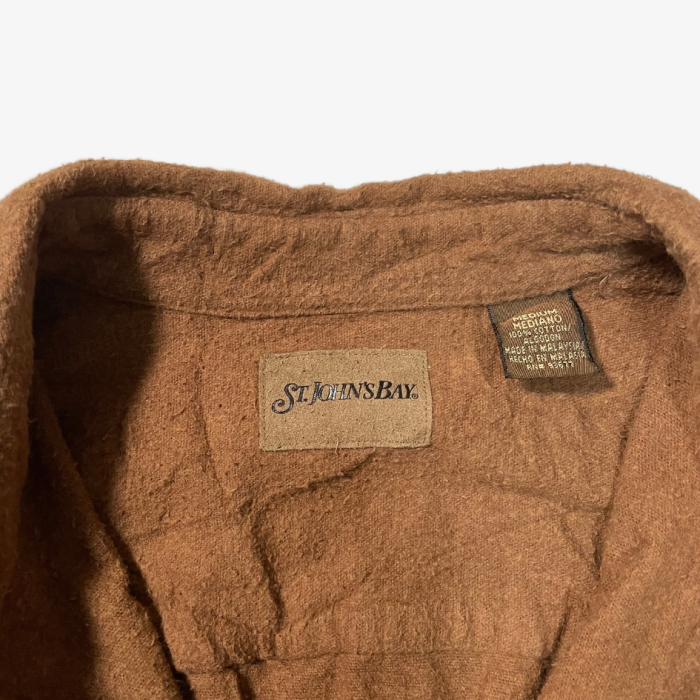 【St John's Bay】シャモアクロス コットンネルシャツ | Vintage.City 古着屋、古着コーデ情報を発信