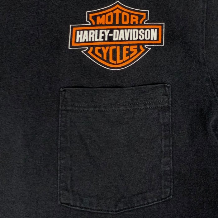 00’s “Harley Davidson” Motorcycle Pocket Tee NEW YORK | Vintage.City 古着屋、古着コーデ情報を発信