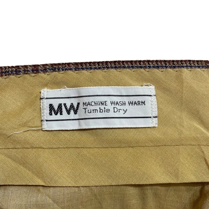 70’s “Montgomery Ward” Plaid Slacks W34程度 | Vintage.City 古着屋、古着コーデ情報を発信