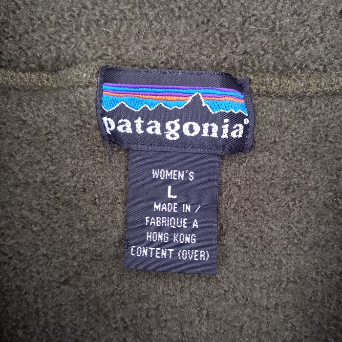 90s　パタゴニア　ジップウールニット　ジャケット　ブルゾン　無地　カーキ　L | Vintage.City 古着屋、古着コーデ情報を発信
