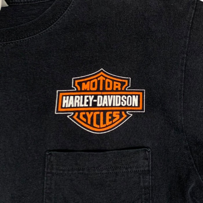 00’s “Harley Davidson” Motorcycle Pocket Tee NEW YORK | Vintage.City 古着屋、古着コーデ情報を発信