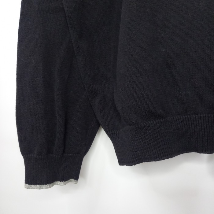 チャップス　Vネック　コットンニット　セーター　刺繍ロゴ　ブラック　L/G | Vintage.City Vintage Shops, Vintage Fashion Trends