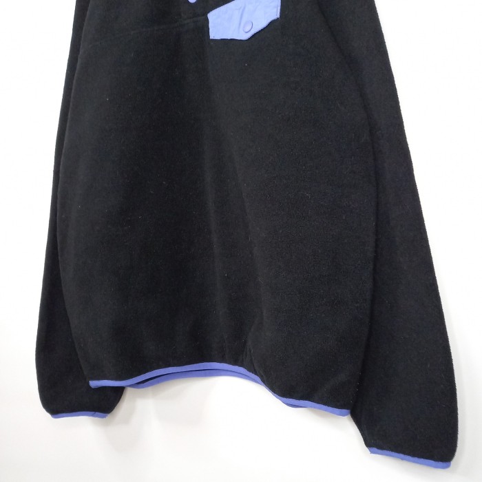 パタゴニア　シンチラ　スナップT　フリース　プルオーバー　ハーフ　刺繍　ブラック　黒　M | Vintage.City 古着屋、古着コーデ情報を発信