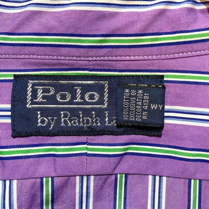 “Polo by Ralph Lauren” L/S Stripes Shirt | Vintage.City 古着屋、古着コーデ情報を発信