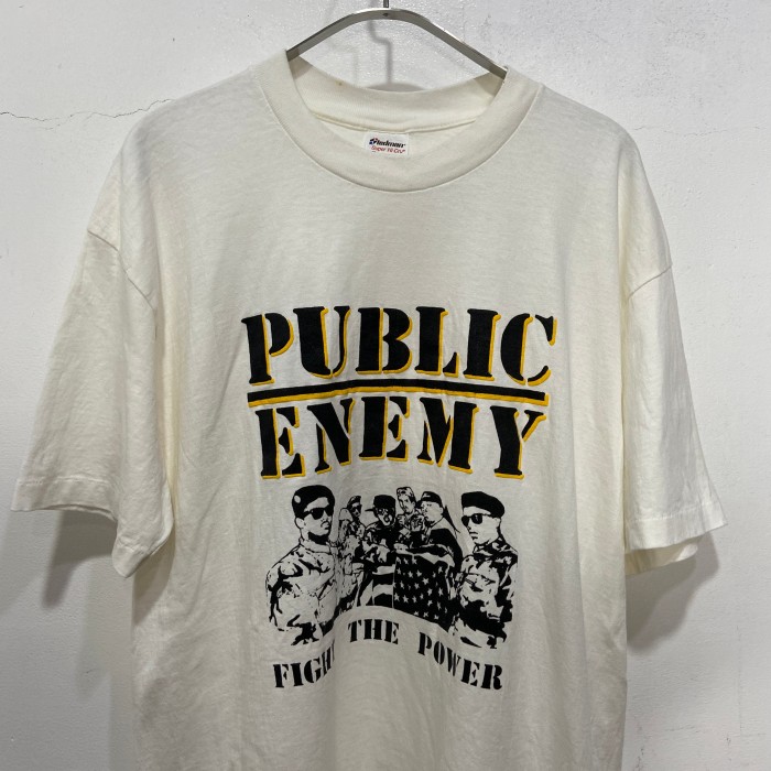 90s USA製 PUBLIC ENEMY プリントTシャツ ラップt 白 XL | Vintage.City 古着屋、古着コーデ情報を発信