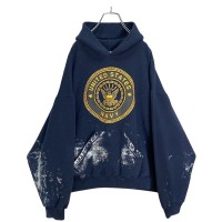 90-00s U.S.NAVY L/S painted sweat hoodie | Vintage.City 古着屋、古着コーデ情報を発信