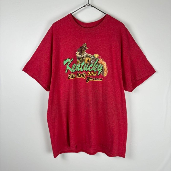 USA古着 Tシャツ バイク ハーレー スカル 両面プリント レッド XL | Vintage.City 빈티지숍, 빈티지 코디 정보