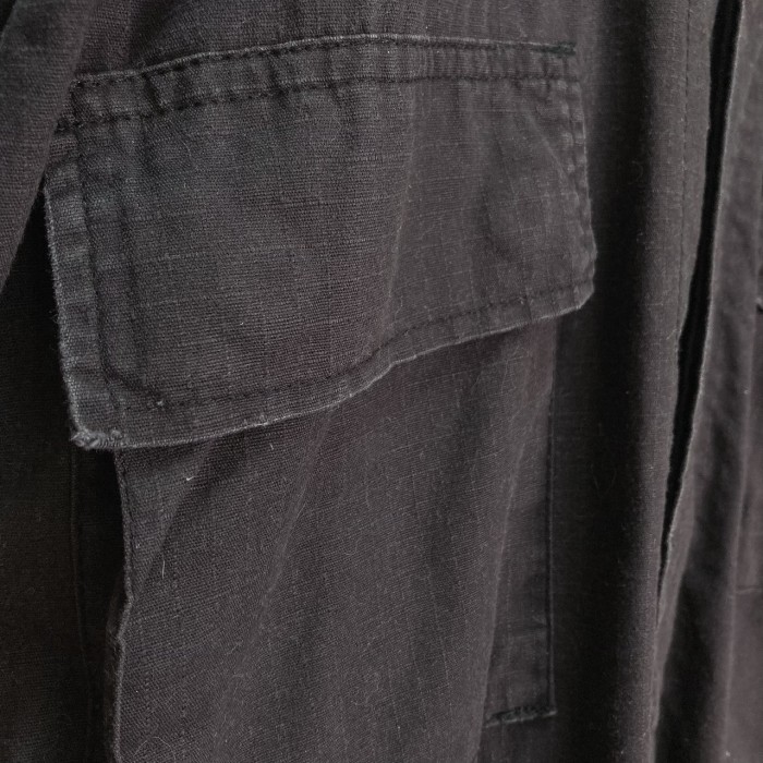 ROTHCO B.D.U cotton rip-stop black utility jacket | Vintage.City 古着屋、古着コーデ情報を発信