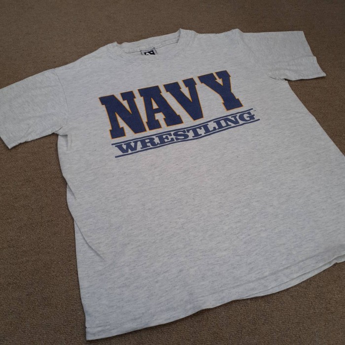 90s U.S.NAVY WRESTLING print t-shirt(made in USA) | Vintage.City 빈티지숍, 빈티지 코디 정보