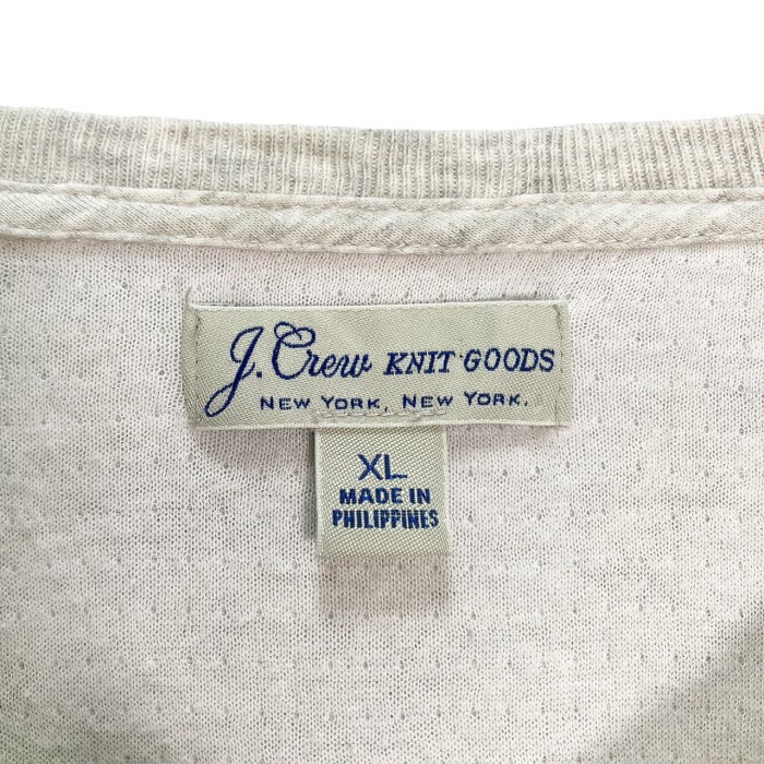 90-00s OLD J.CREW L/S henry neck cut sewn | Vintage.City 古着屋、古着コーデ情報を発信