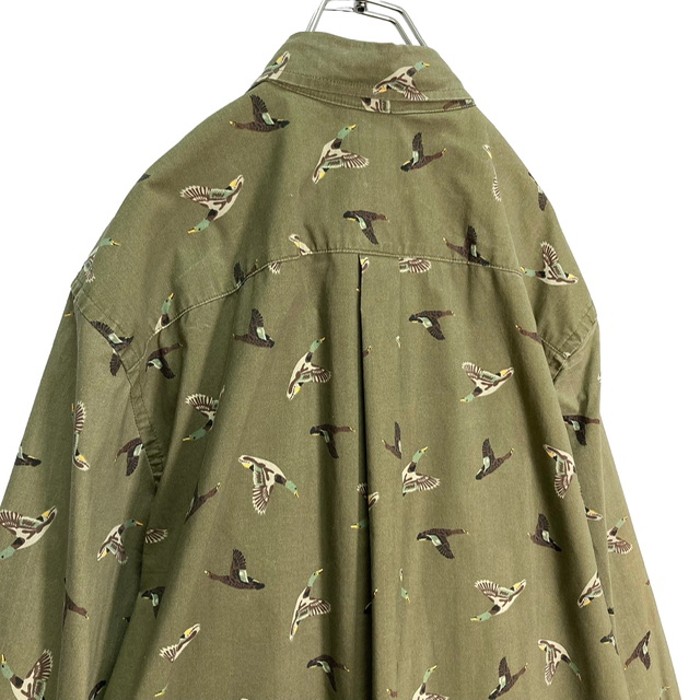 90-00s ST.JOHN'S BAY L/S bird animal pattern shirt | Vintage.City 빈티지숍, 빈티지 코디 정보