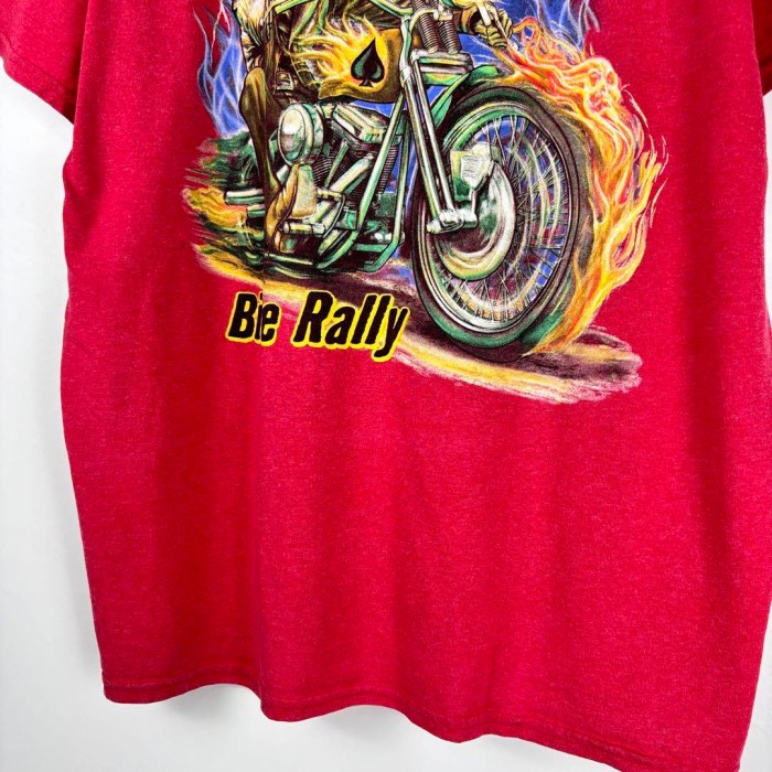 USA古着 Tシャツ バイク ハーレー スカル 両面プリント レッド XL | Vintage.City 古着屋、古着コーデ情報を発信