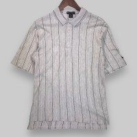 90s NIKE GOLF ストライプポロシャツ 刺繍ロゴ | Vintage.City 빈티지숍, 빈티지 코디 정보