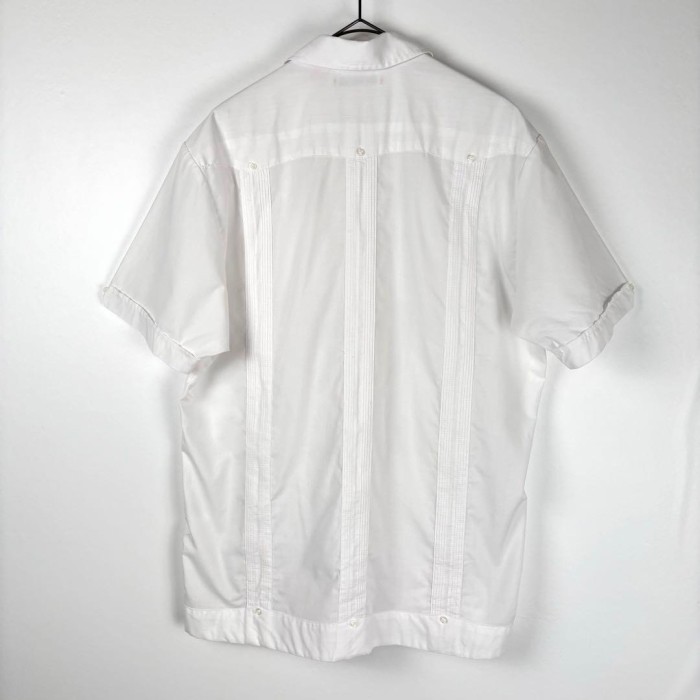 古着 90s havanera キューバシャツ ライン 開襟 半袖 ホワイト M | Vintage.City 古着屋、古着コーデ情報を発信
