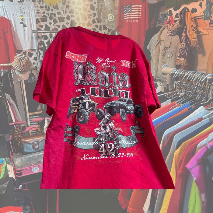 オーバーサイズ　Hanes レーサー　Tシャツ 両面プリント | Vintage.City 빈티지숍, 빈티지 코디 정보