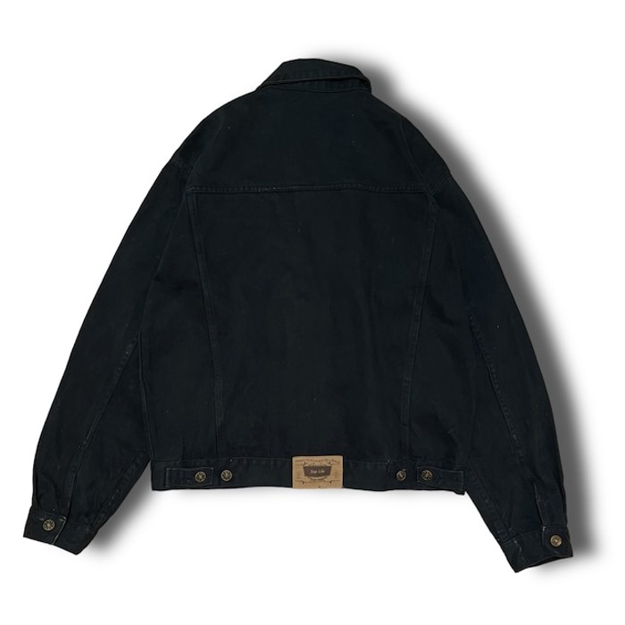 【Vintage】1990's ブラックデニムジャケット | Vintage.City 古着屋、古着コーデ情報を発信