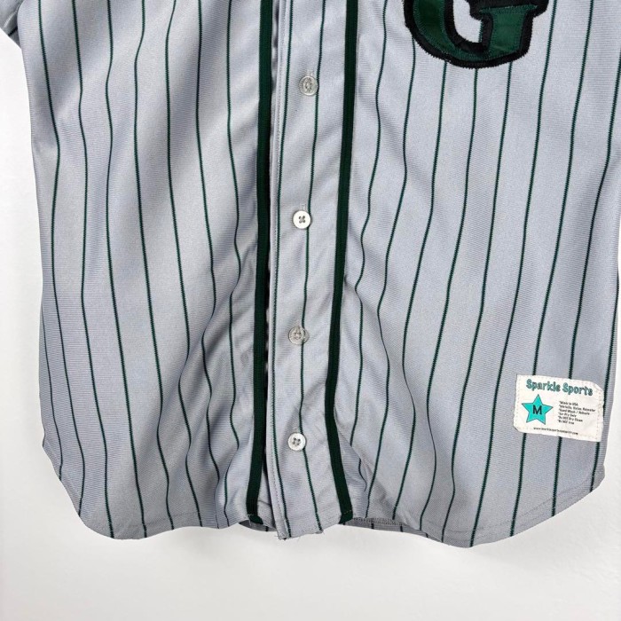 古着 90s USA製 ベースボールシャツ 半袖 ワッペン グレー グリーン M | Vintage.City 빈티지숍, 빈티지 코디 정보