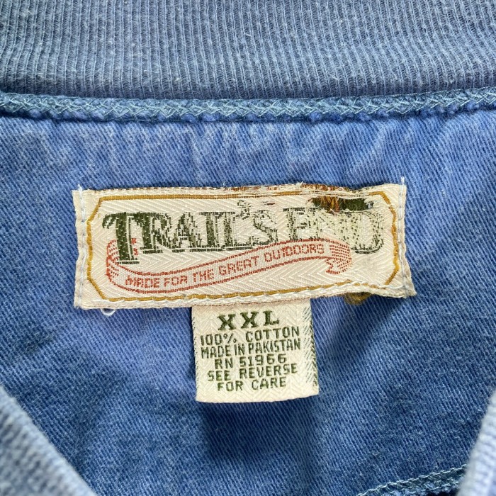 90s TRAIL'S END L/S bigsized cotton thermal cut sewn | Vintage.City Vintage Shops, Vintage Fashion Trends