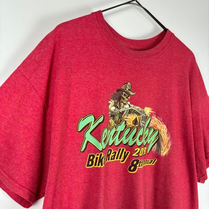USA古着 Tシャツ バイク ハーレー スカル 両面プリント レッド XL | Vintage.City 빈티지숍, 빈티지 코디 정보