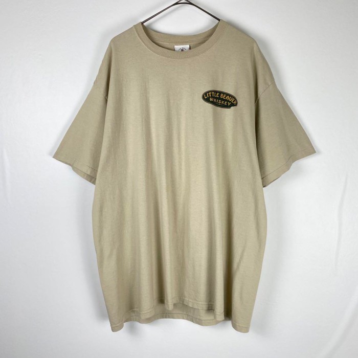 90s USA製 古着 アニマル Tシャツ ビーバー ウイスキー ベージュ XL | Vintage.City 빈티지숍, 빈티지 코디 정보