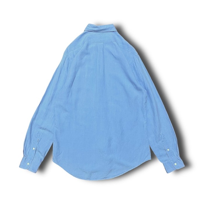 【Ralph Lauren】1990's シルクリネンボタンダウンシャツ ライトブルー | Vintage.City Vintage Shops, Vintage Fashion Trends