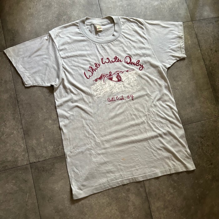 80s スクリーンスターズ tシャツ USA製 L ライトグレー カヌー | Vintage.City 빈티지숍, 빈티지 코디 정보