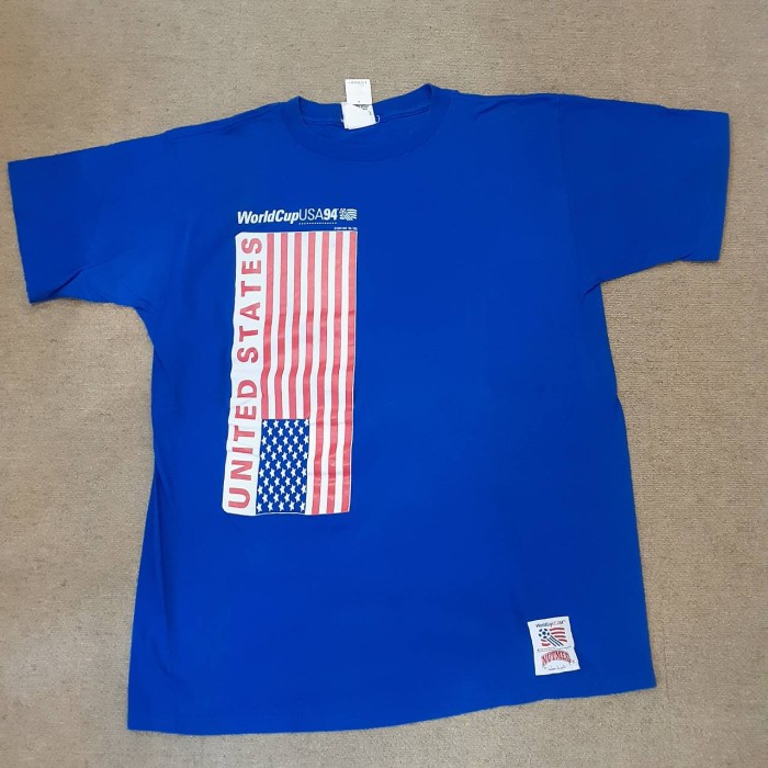 90s NUTMEG wordcup 94 print t-shirt (made in USA) | Vintage.City 古着屋、古着コーデ情報を発信