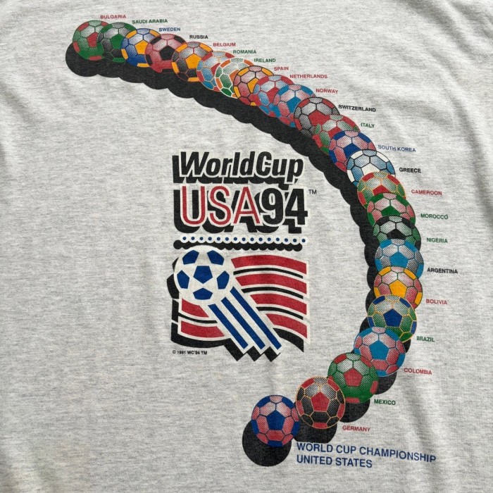 90s  USA製　World Cup 1994 Tシャツ　古着 | Vintage.City 빈티지숍, 빈티지 코디 정보