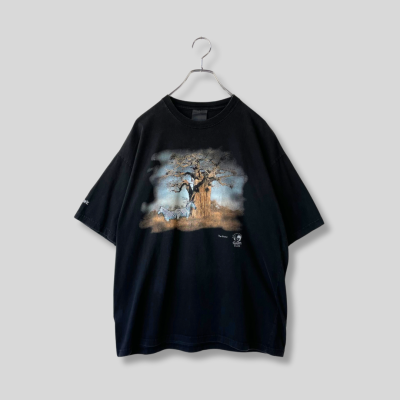 90s printed T-shirt シマウマ Tシャツ | Vintage.City 빈티지숍, 빈티지 코디 정보