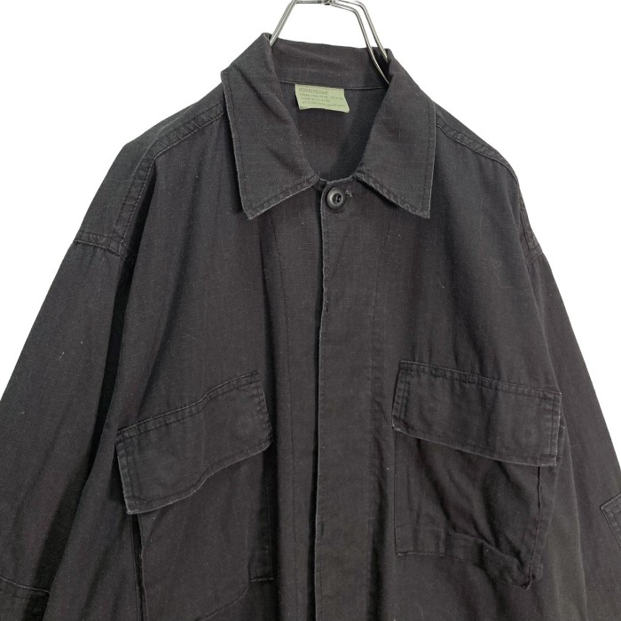 ROTHCO B.D.U cotton rip-stop black utility jacket | Vintage.City 빈티지숍, 빈티지 코디 정보