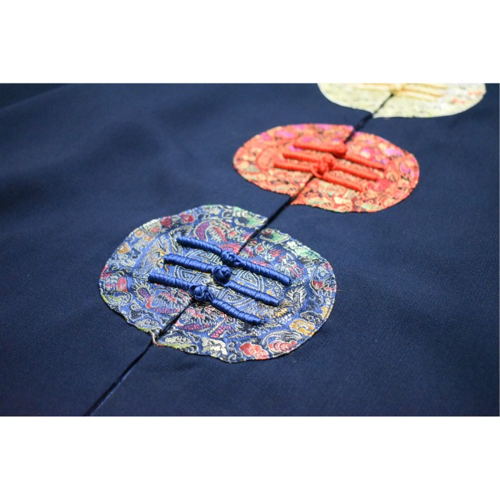 Vintage Embroidery Silk China Shirt Jacket | Vintage.City 古着屋、古着コーデ情報を発信