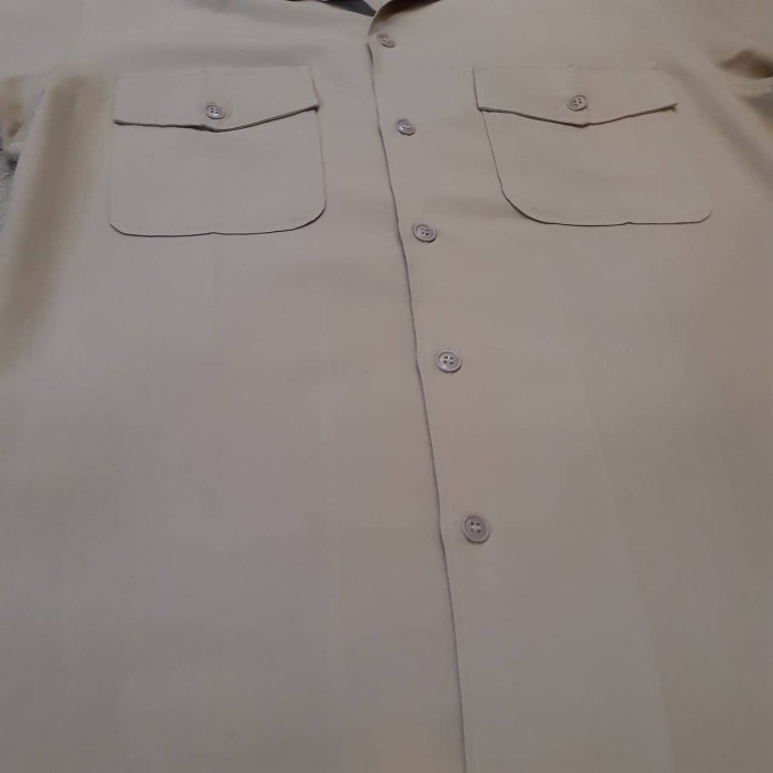 60s Lee's tailor co open collar work shirt | Vintage.City 빈티지숍, 빈티지 코디 정보