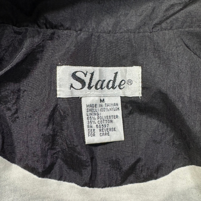 【Slade】アシンメトリー柄ナイロンジャケット | Vintage.City 古着屋、古着コーデ情報を発信