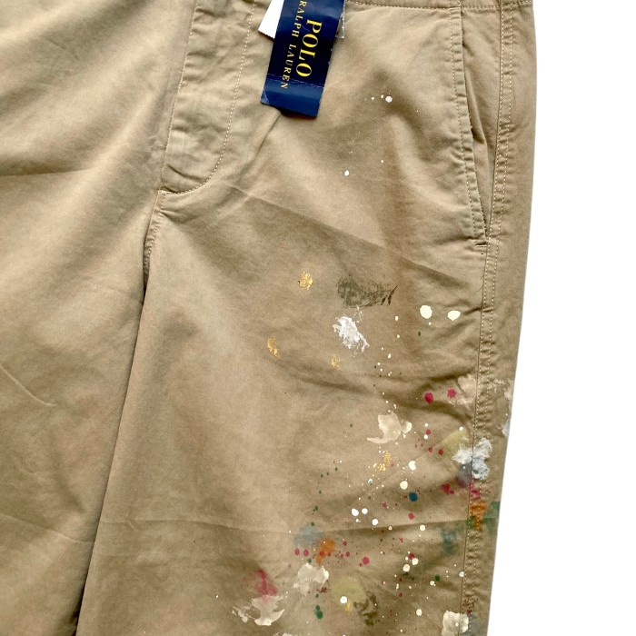 Dead Stock “Polo by Ralph Lauren” Painted Wide Pants | Vintage.City 빈티지숍, 빈티지 코디 정보