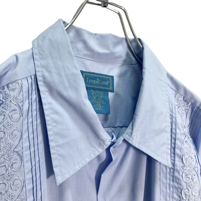 90-00s TropiCool L/S embroidered design Cuba shirt | Vintage.City 빈티지숍, 빈티지 코디 정보