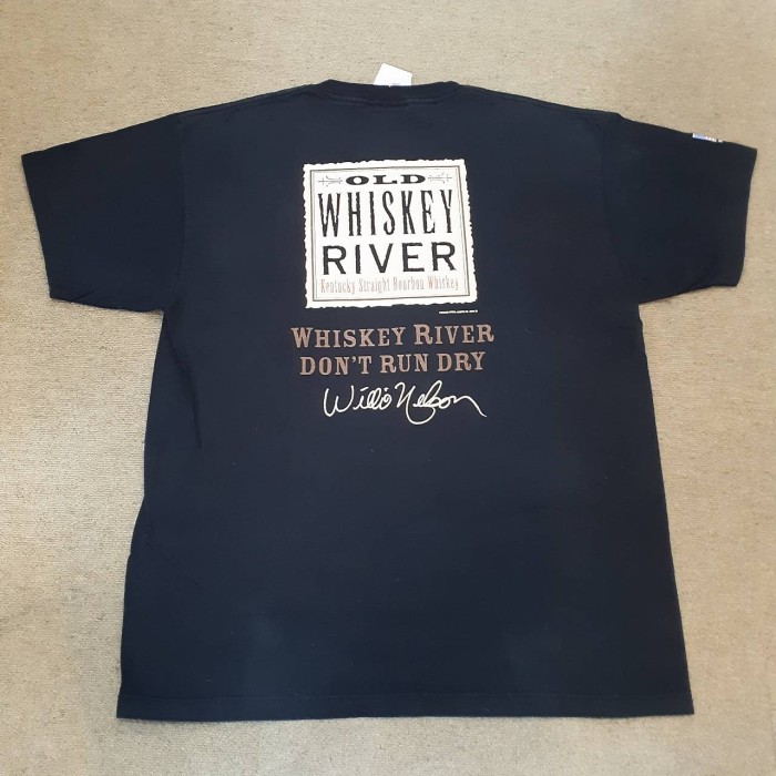 OLD whiskey river print t-shirt (made in USA) | Vintage.City 古着屋、古着コーデ情報を発信
