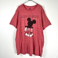 USA古着 Disney ミッキー Tシャツ 後ろ姿 霜降り レッド 2XL | Vintage.City 빈티지숍, 빈티지 코디 정보