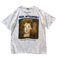 90’s “Paul McCartney” THE NEW WORLD TOUR Print Tee | Vintage.City Vintage Shops, Vintage Fashion Trends