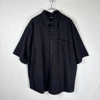 90s USA古着 シャツ 半袖 チェック リネン レーヨン ブラック XL | Vintage.City 古着屋、古着コーデ情報を発信