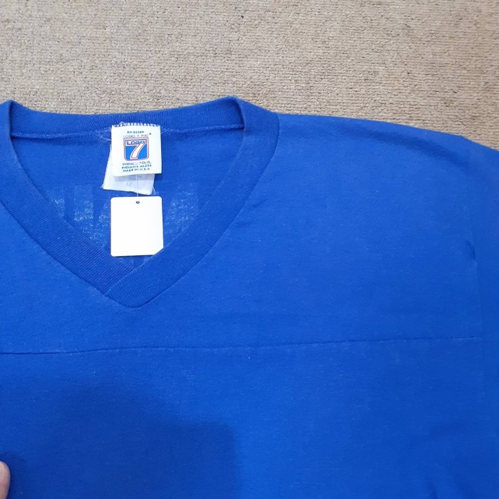 80s LOGO7 football print t-shirt (made in USA) | Vintage.City 古着屋、古着コーデ情報を発信