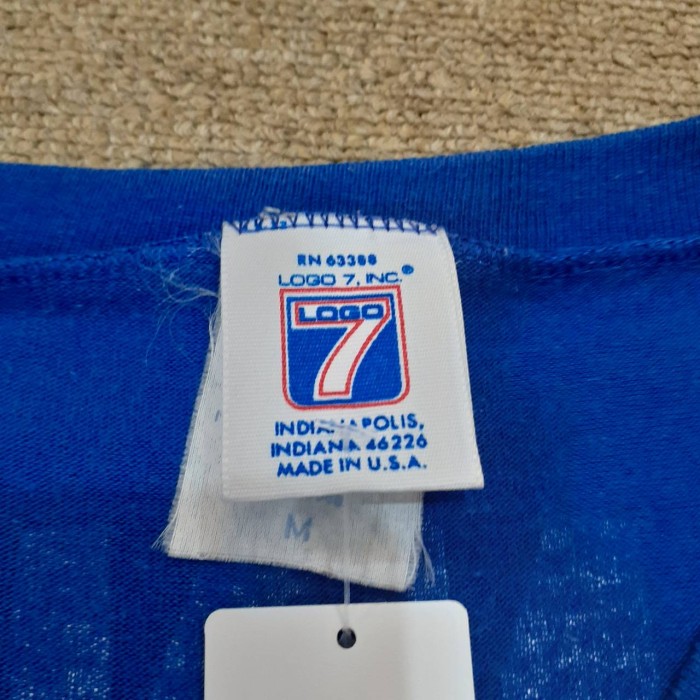 80s LOGO7 football print t-shirt (made in USA) | Vintage.City 古着屋、古着コーデ情報を発信