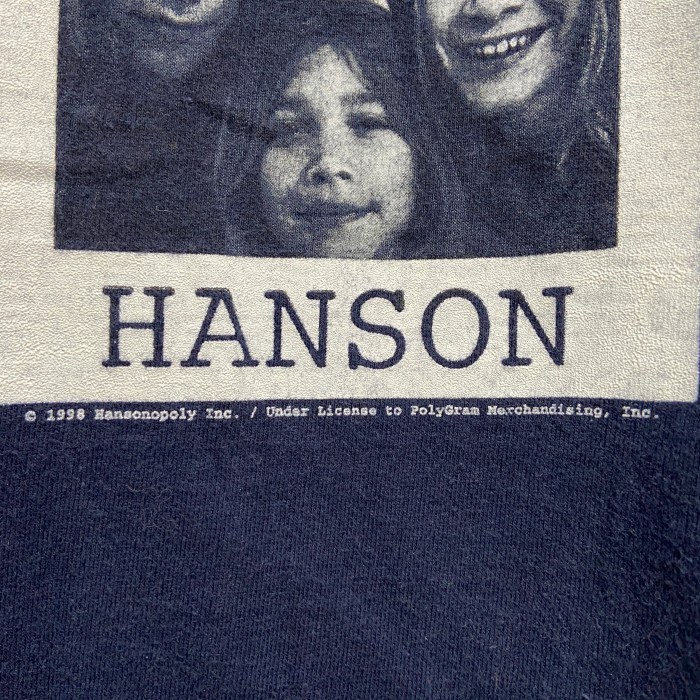 90s USA製　HANSON バンドTシャツ　プリントTシャツ　ネイビー　M | Vintage.City 古着屋、古着コーデ情報を発信