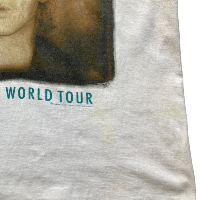 90’s “Paul McCartney” THE NEW WORLD TOUR Print Tee | Vintage.City 빈티지숍, 빈티지 코디 정보