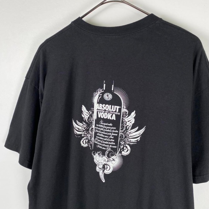USA古着 00s Tシャツ 企業ロゴ アブソルート ウォッカ ブラック XL | Vintage.City 빈티지숍, 빈티지 코디 정보