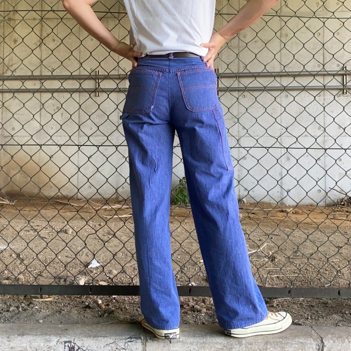 70's / 《Sears JR Bazaar》wide denim pants デニムパンツ フレアパンツ | Vintage.City 古着屋、古着コーデ情報を発信