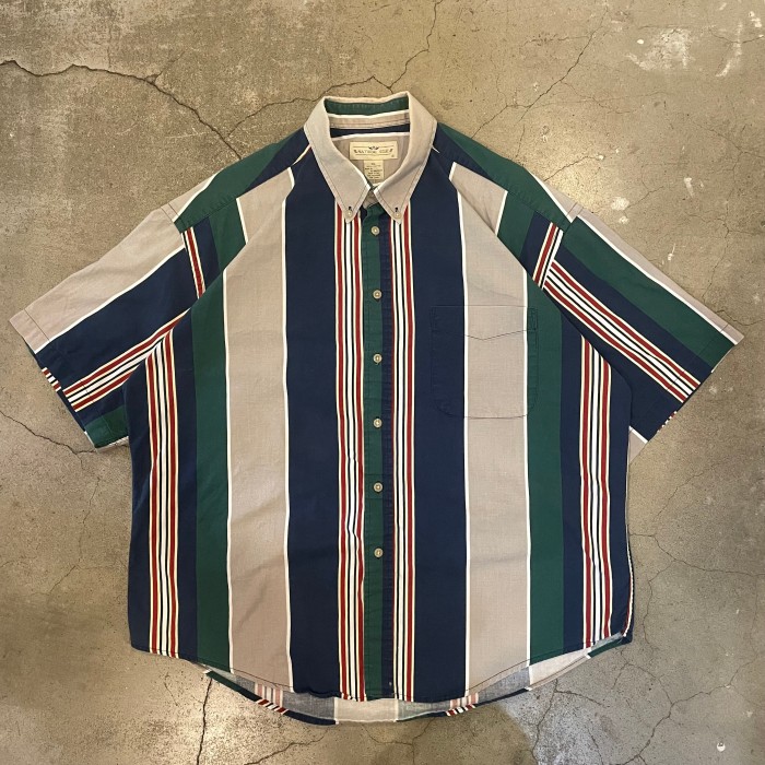 NATURAL ISSUE stripe design BD shirt | Vintage.City 빈티지숍, 빈티지 코디 정보