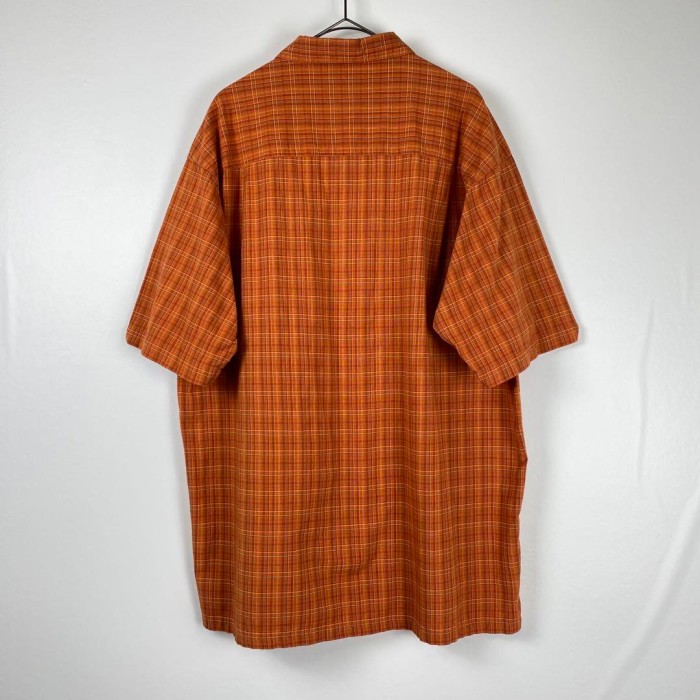 古着 00s コロンビア シャツ 半袖 チェック アウトドア オレンジ XL | Vintage.City 古着屋、古着コーデ情報を発信