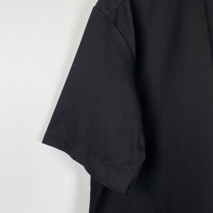 USA古着 ディッキーズ シャツ 半袖 ボックス ワークシャツ ブラック XL | Vintage.City 빈티지숍, 빈티지 코디 정보