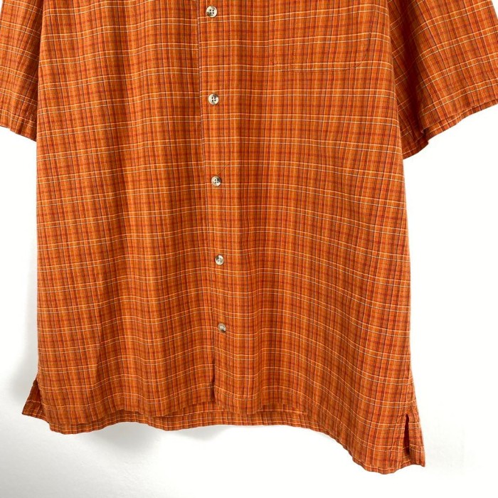 古着 00s コロンビア シャツ 半袖 チェック アウトドア オレンジ XL | Vintage.City 古着屋、古着コーデ情報を発信